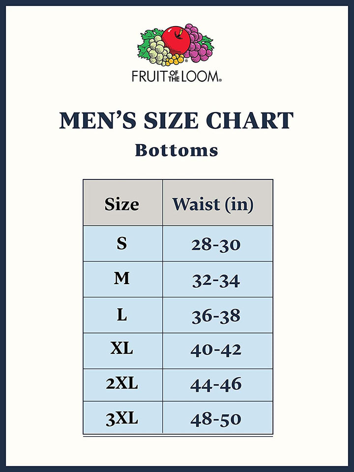 Fruit of the Loom Men's Pocketed Open-Bottom Sweatpants - Extra Sizes