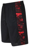 Real Essentials Pantalones cortos deportivos de rendimiento, con bolsillos, para hombre, 5 unidades