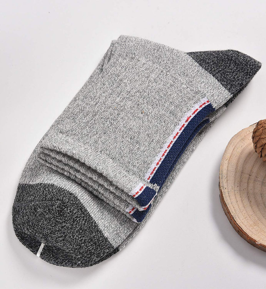 Lecoon 5 Pares Calcetines Hombre Termicos Algodón Vestir Colores Invierno Casual