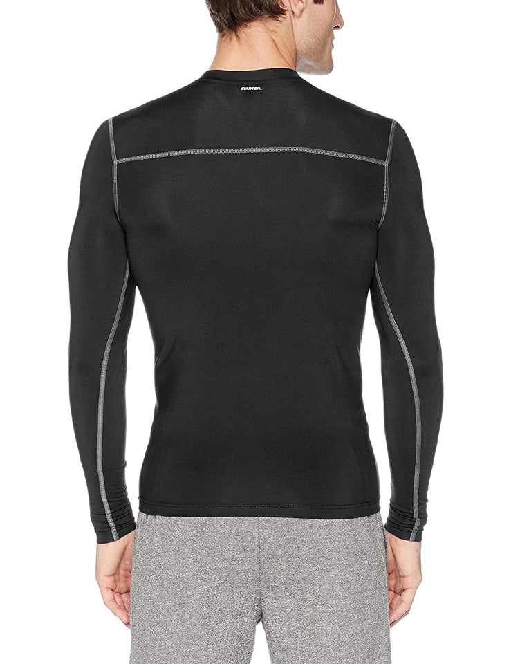 Starter - Playera Deportiva de Manga Larga de compresión Ligera, Exclusiva de Amazon