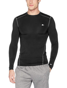 Starter - Playera Deportiva de Manga Larga de compresión Ligera, Exclusiva de Amazon